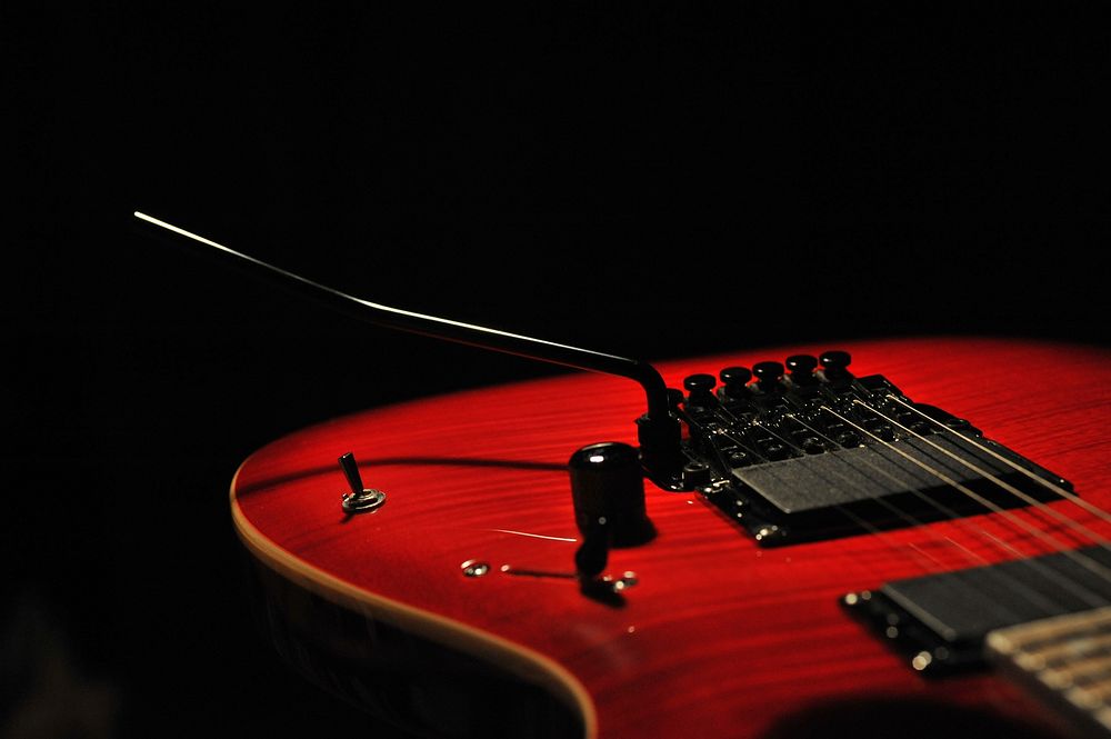 Free electronic guitar image, public domain musical instrument CC0 photo.