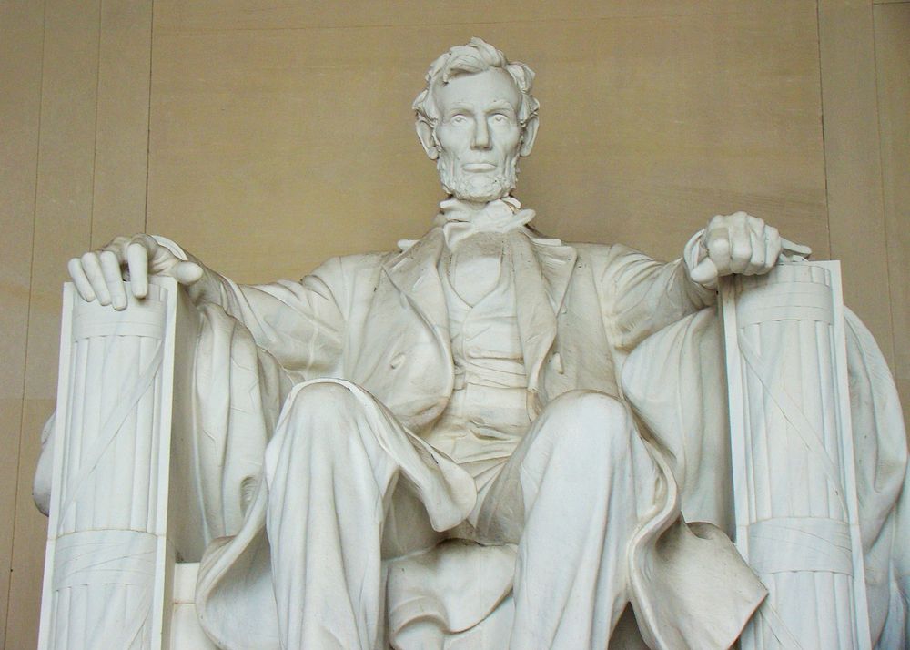 Free Abraham Lincoln statue image, public domain history CC0 photo.