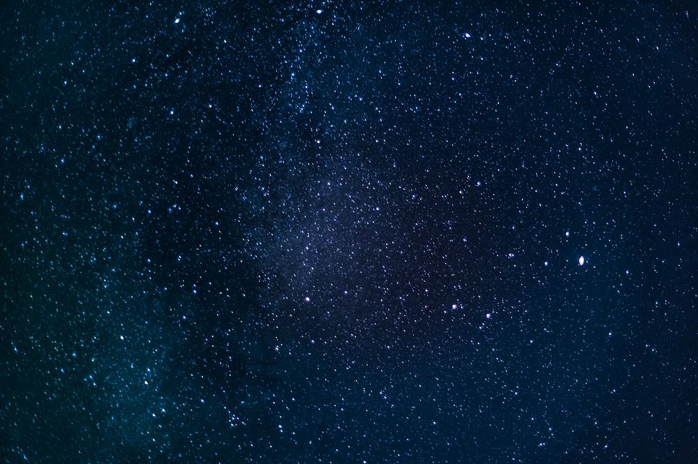 Galaxy starry night sky background, free public domain CC0 photo. 