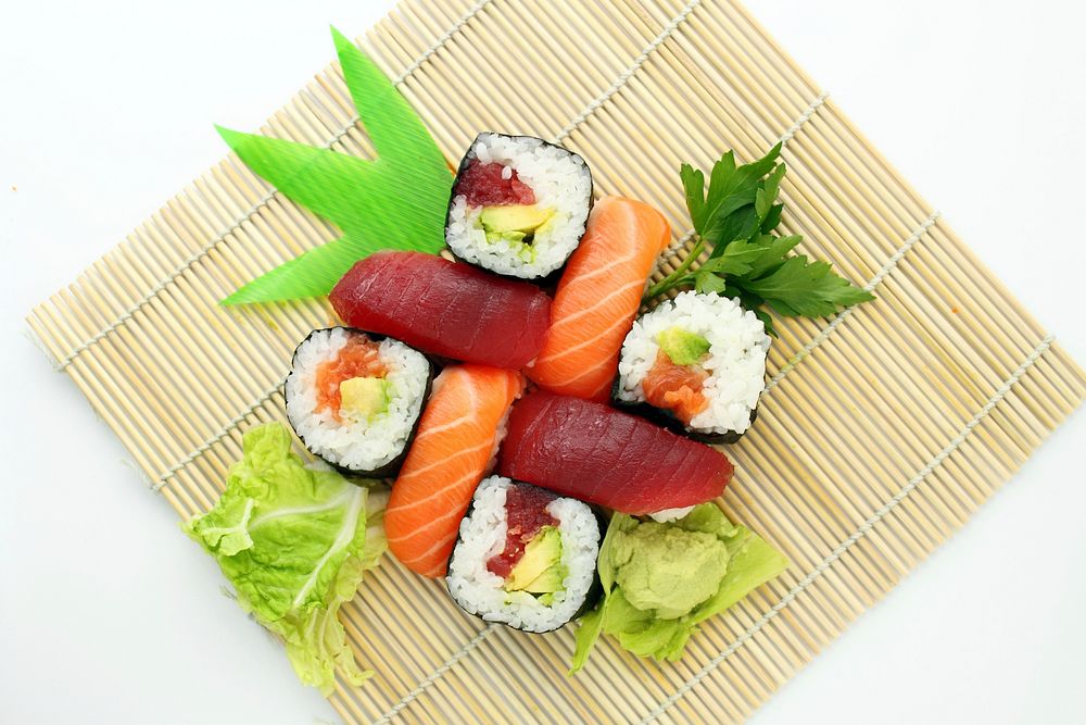 Free sushi image, public domain Japanese food CC0 photo.
