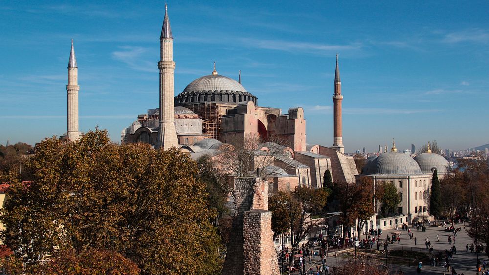 Free Hagia Sophia in Istanbul, Turkey photo, public domain building CC0 image.