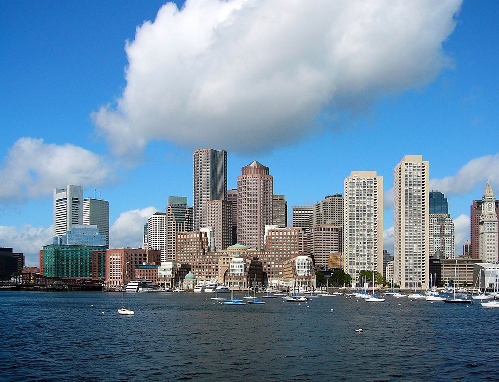 Free Harbor Towers in Boston, USA image, public domain CC0 photo.