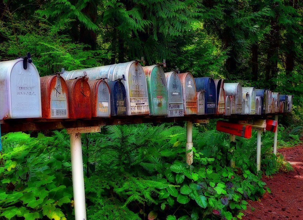 Free mail boxes photo, public domain post CC0 image.