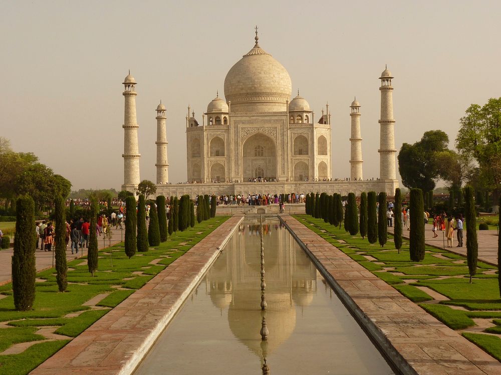 Taj Mahal in India. Free public domain CC0 photo.