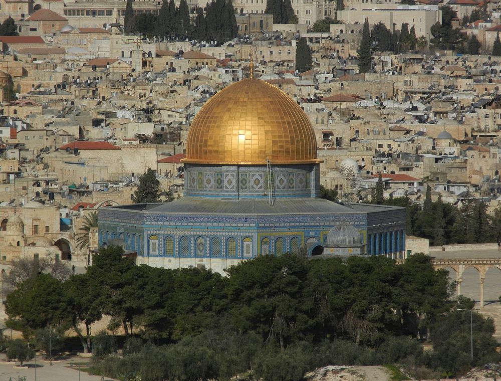 Free Mt Olives Jerusalem, public domain religion CC0 image.