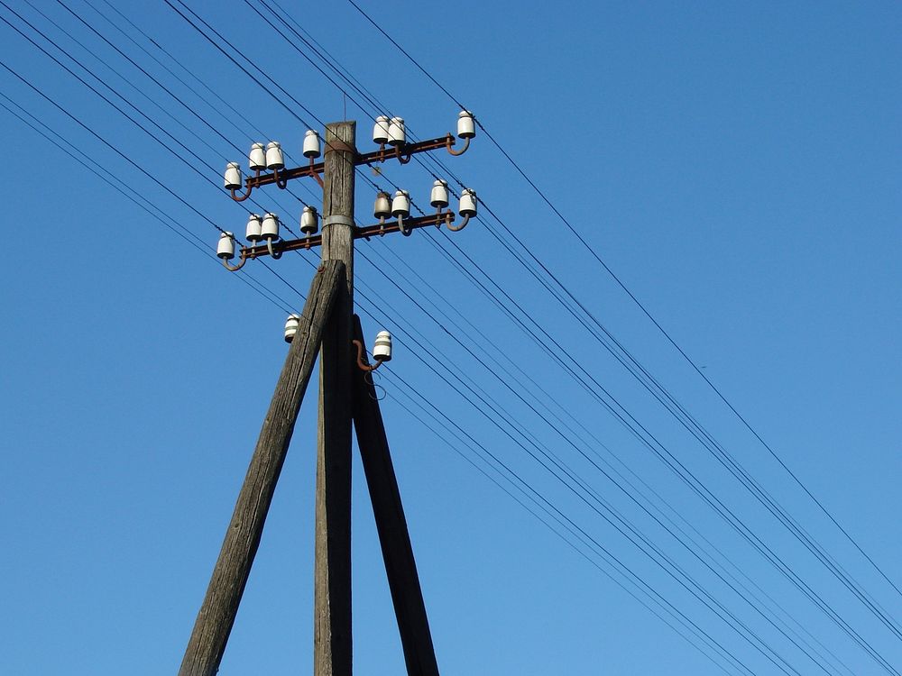 Free power lines image, public domain CC0 photo.