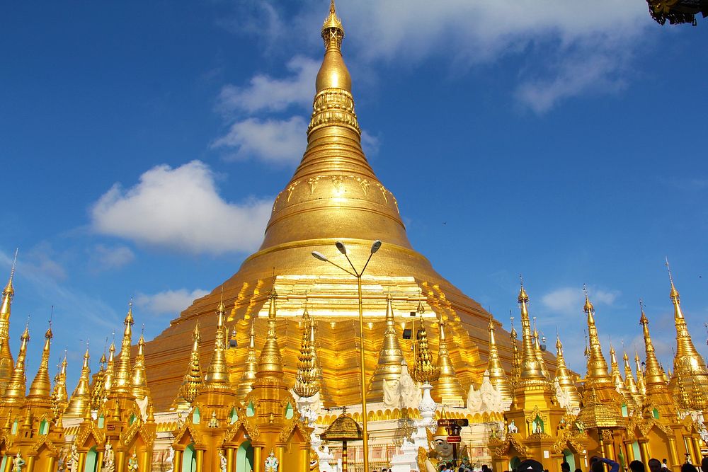 Free Shwedagon Pagoda temple image, public domain CC0 photo.