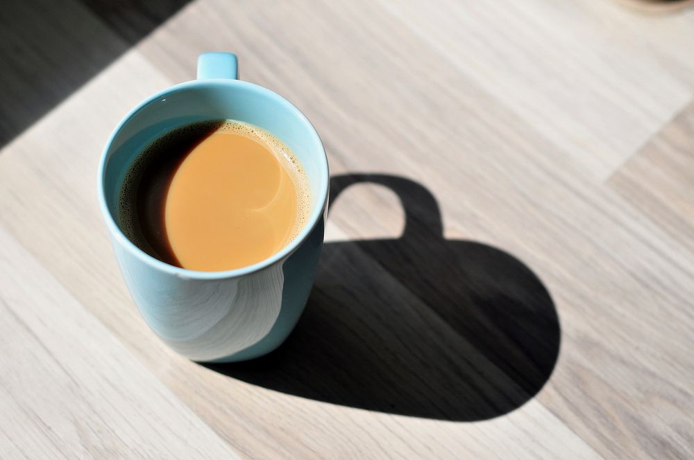 Free latte coffee image, public domain drink CC0 image.