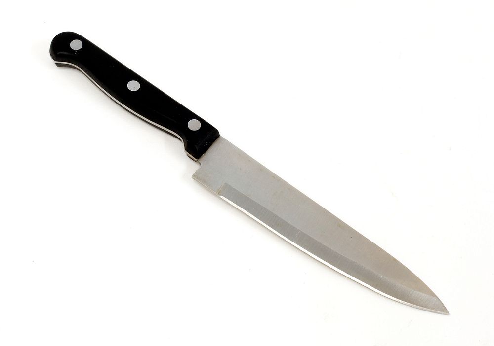 Sharp kitchen knife, free public domain CC0 image.
