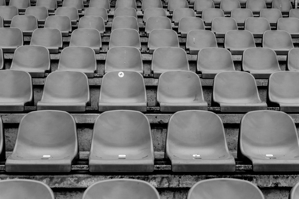 Free stadium seat image, public domain art photography CC0 photo.