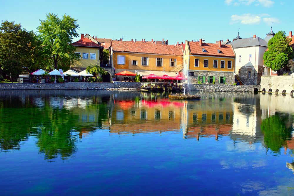 Free Tapolca lake, Hungary photo, public domain travel CC0 image.