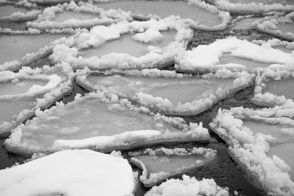 Free cracked ice image, public domain snow CC0 photo.