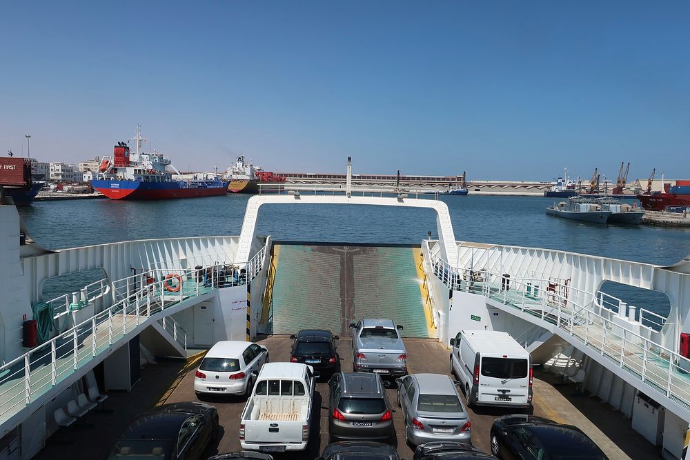 Free cars on ferry image, public domain car CC0 photo.