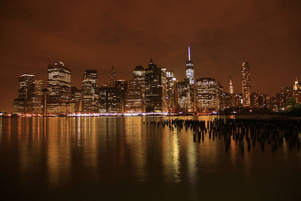 Free New York City skyline image, public domain USA CC0 photo.