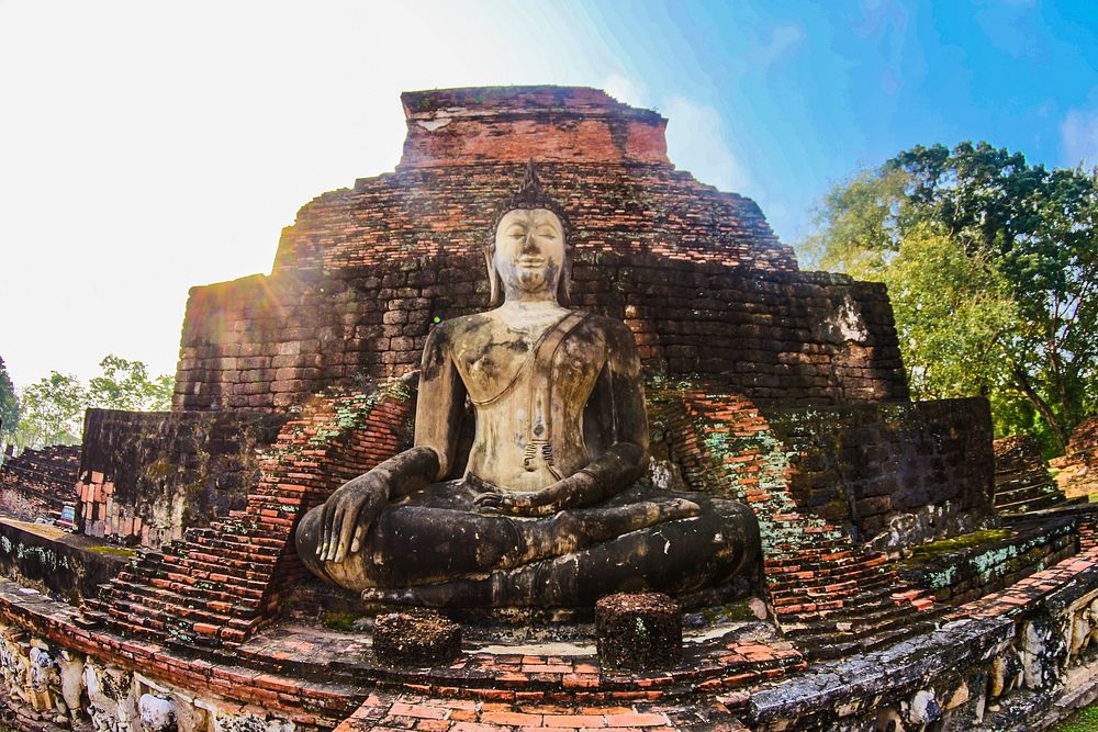 Free Wat Mahathat in Thailand image, public domain building CC0 photo.