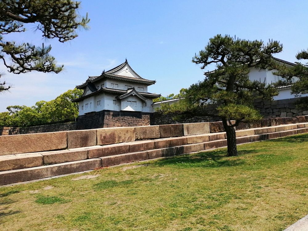 Free Osaka Castle, Japan photo, public domain travel CC0 image.