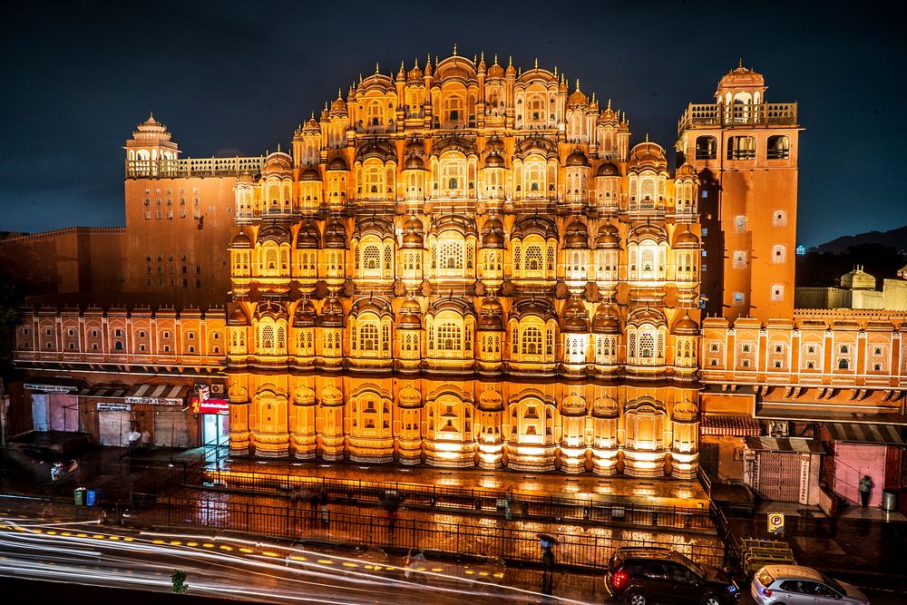 Free Hawa Mahal, Jaipur, India photo, public domain travel CC0 image.