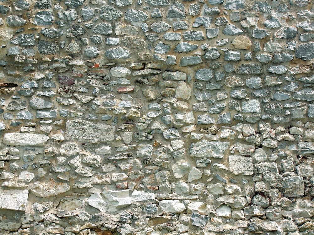 Stone brick wall, free public domain CC0 photo