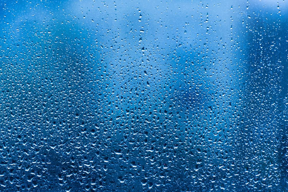 Rain on window, free public domain CC0 image.