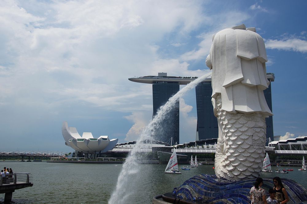Free Merlion statue in Singapore image, public domain CC0 photo.