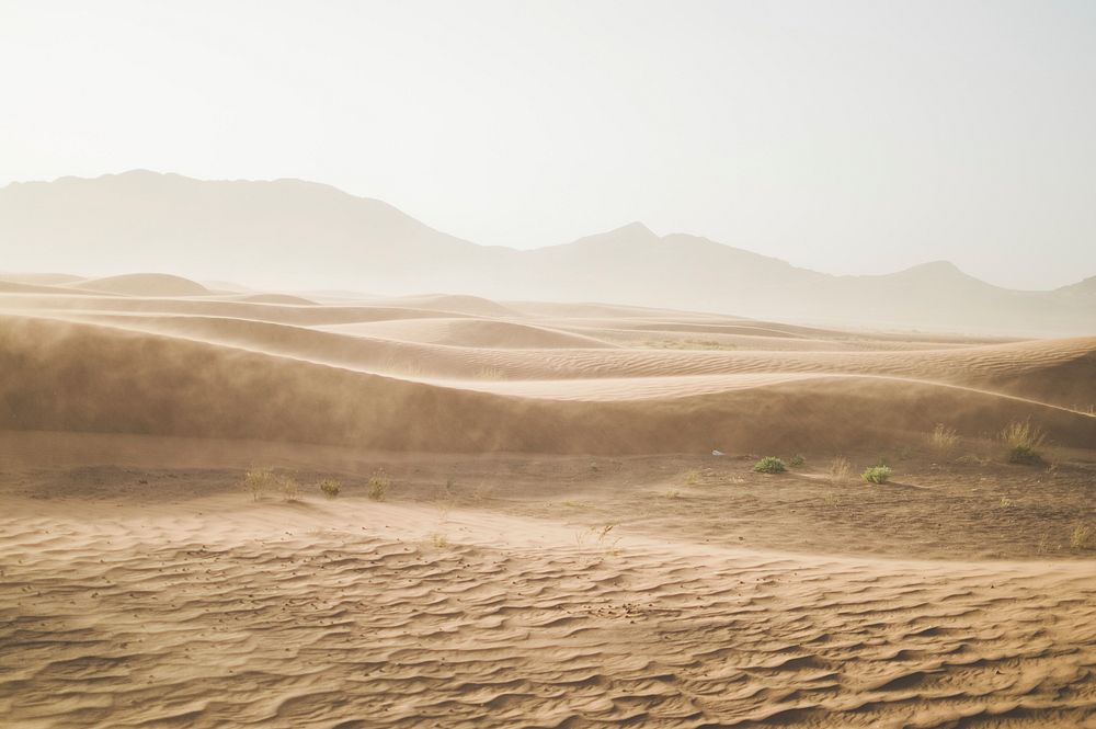 Free dust wind in the desert image, public domain CC0 photo.