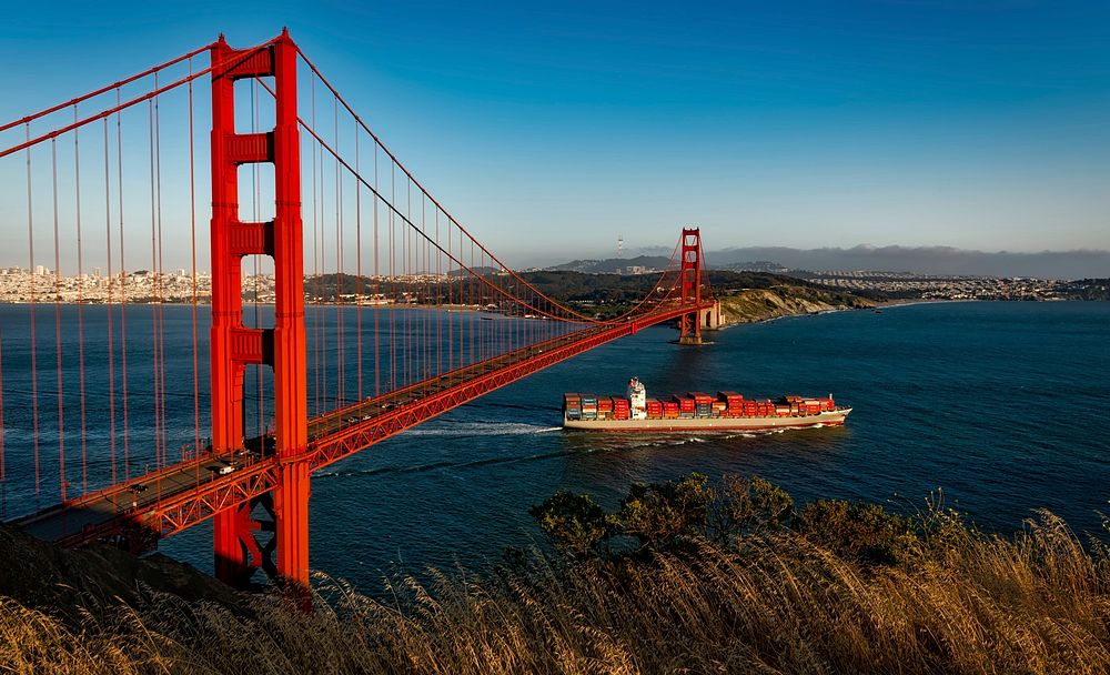 Free Golden Gate bridge image, public domain CC0 photo.
