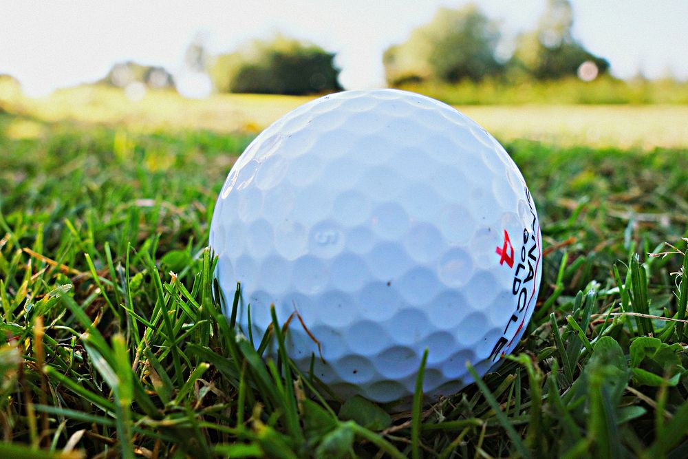Free golf ball image, public domain sports CC0 photo.