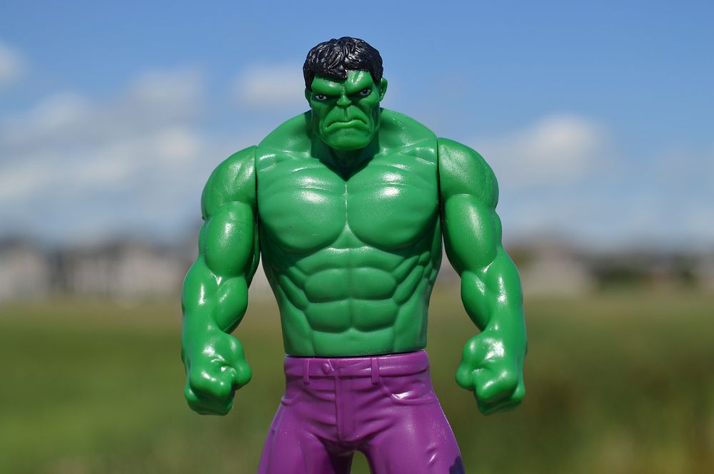 Hulk, superhero character figurine. Location unknown - 01/30/2017