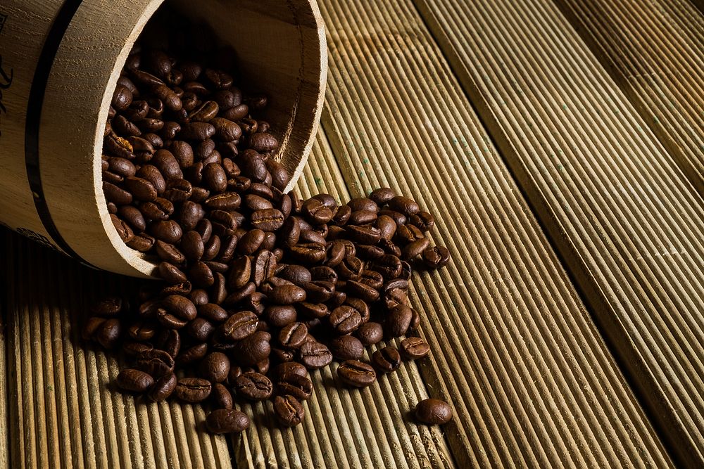 Free coffee beans image, public domain food & beverage CC0 photo.