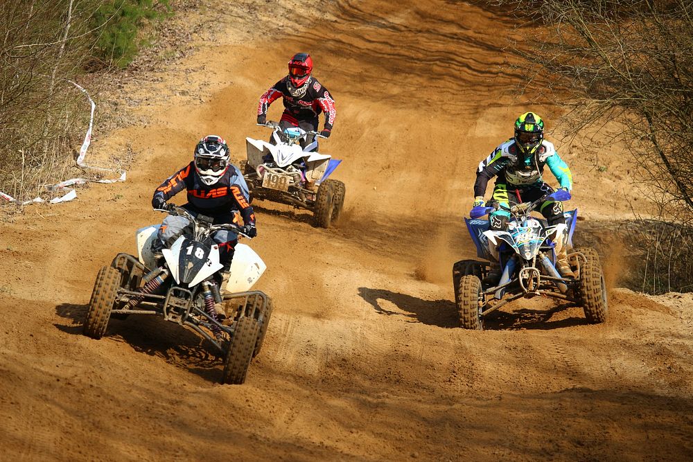 ATV racing, location unknown, 7 February 2017. View public domain image source here