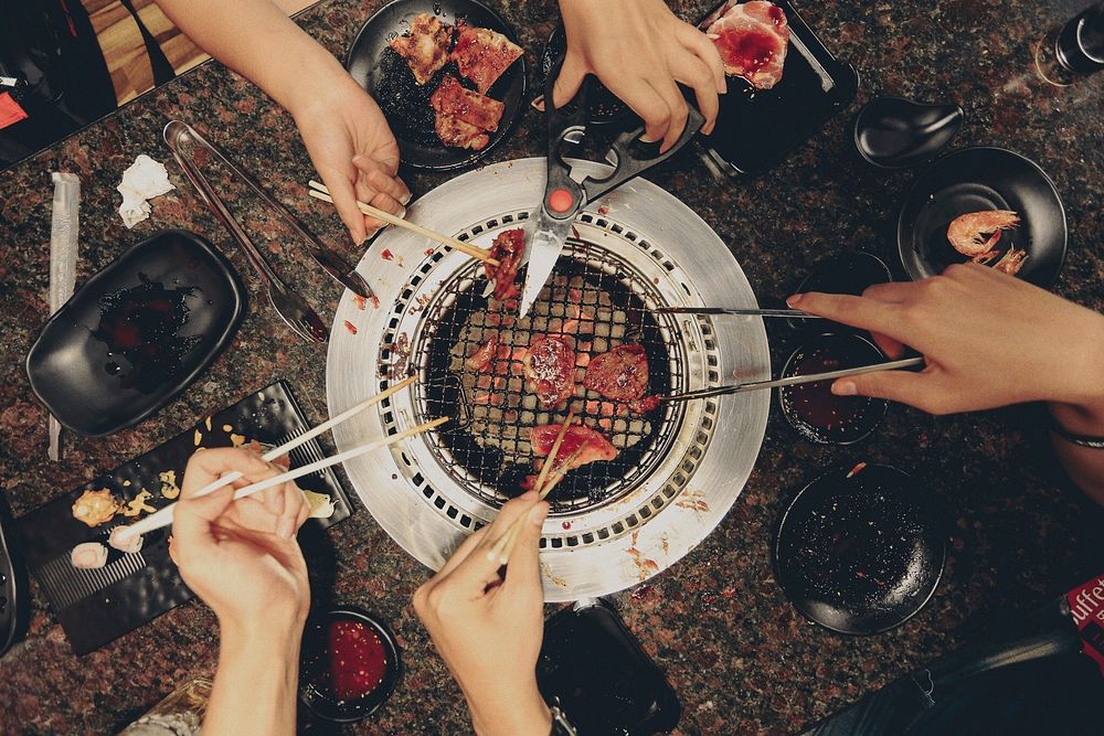 Free Korean barbecue image, public domain food CC0 photo.