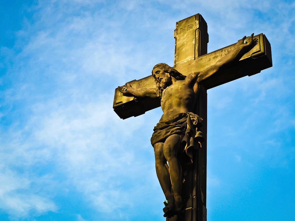 Free Jesus on a cross public domain CC0 photo.