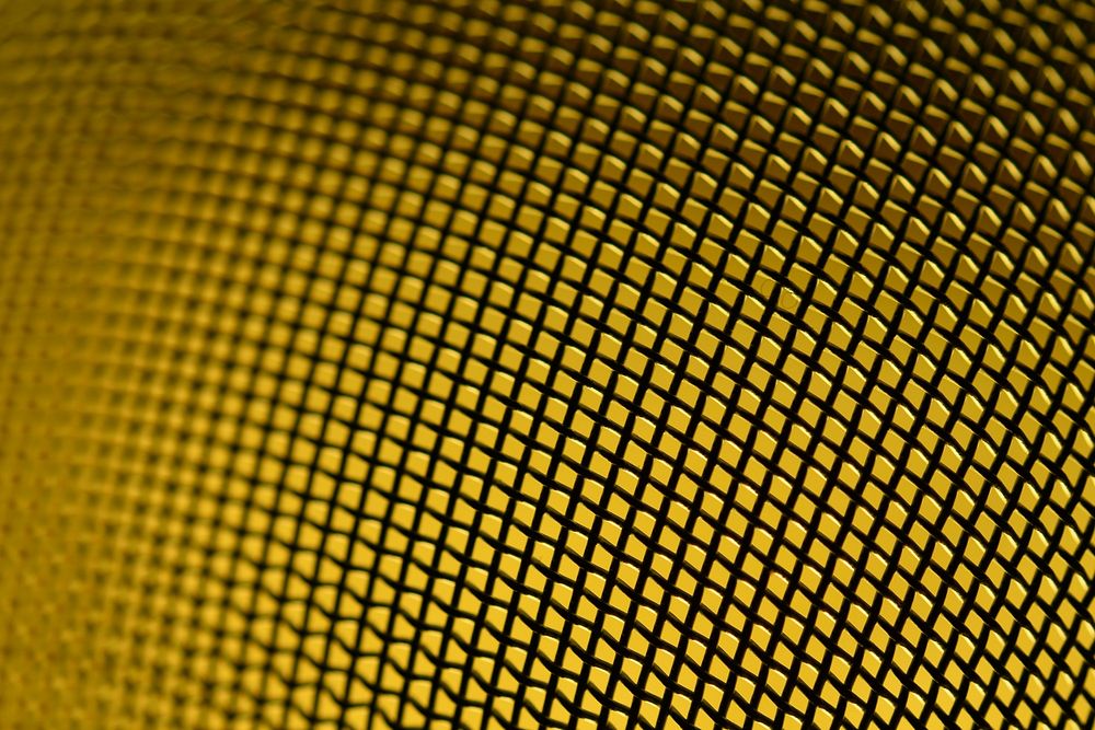 Black net yellow background, free public domain CC0 photo.