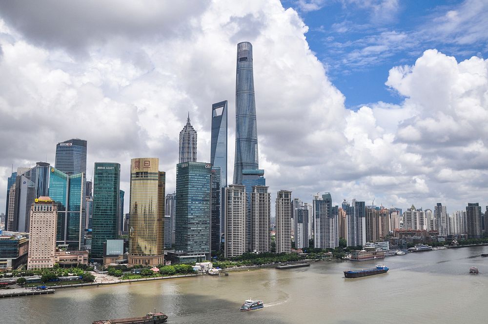 Free Shanghai Tower view image, public domain CC0 photo.