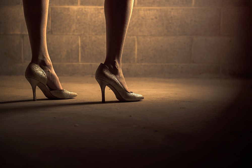Free woman in high heels image, public domain CC0 photo.