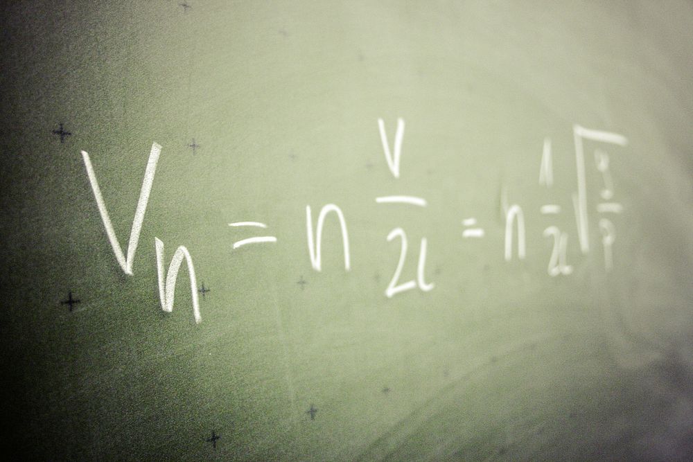 Free math equation public domain CC0 photo.