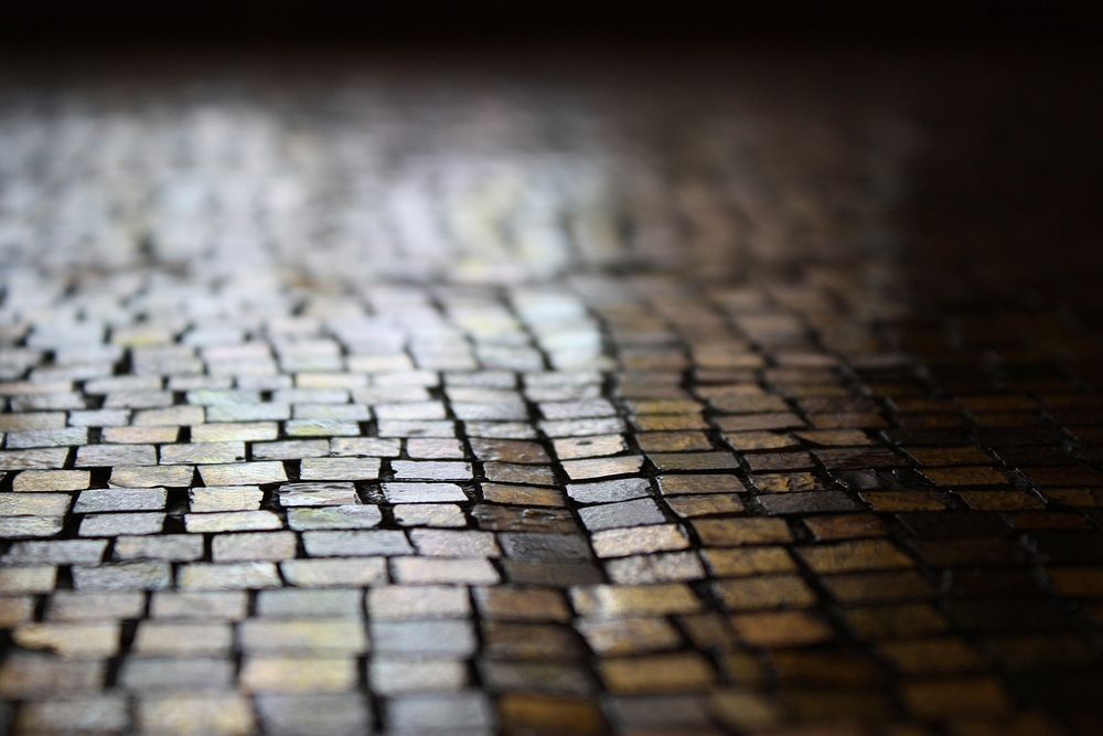 Free cement brick floor image, public domain texture CC0 photo.