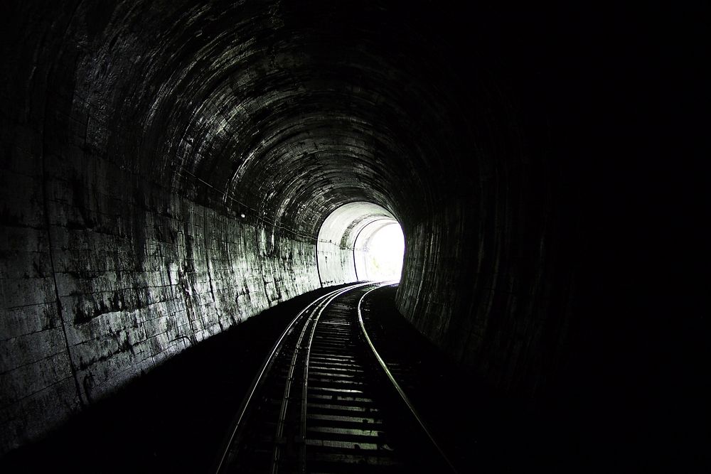Free railway tunnel image, public domain CC0 photo.
