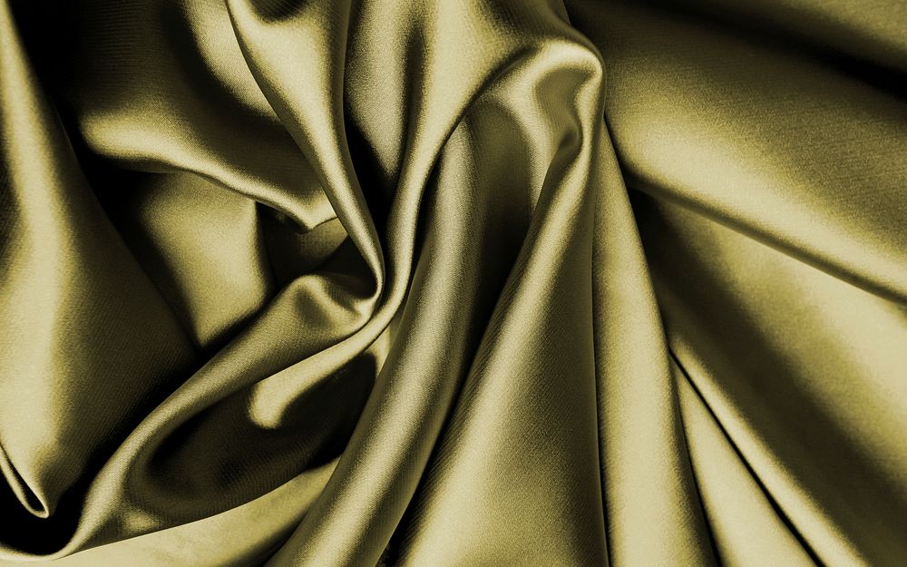 Green silk material, free public domain CC0 image.