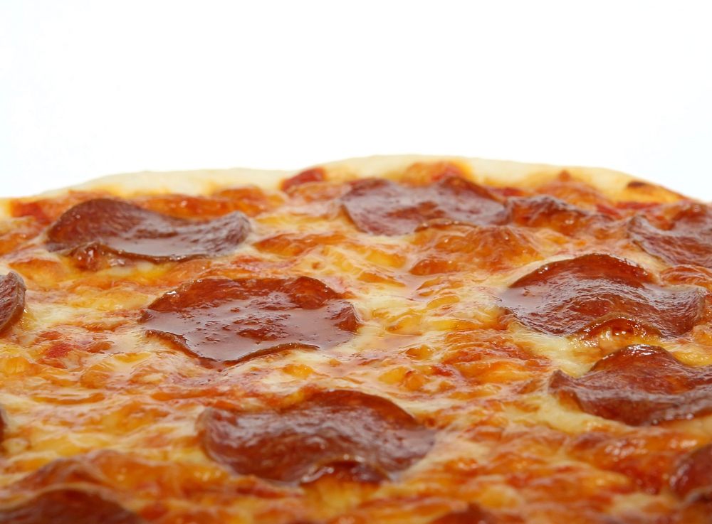 Free close up Italian pizza image, public domain food CC0 photo.