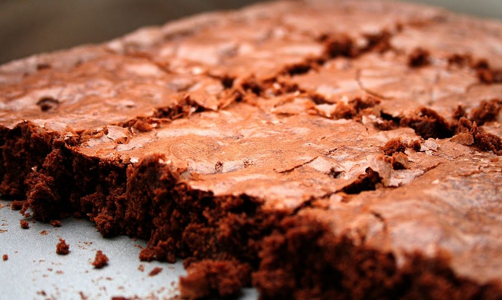 Free homemade chocolate brownies image, public domain CC0 photo.