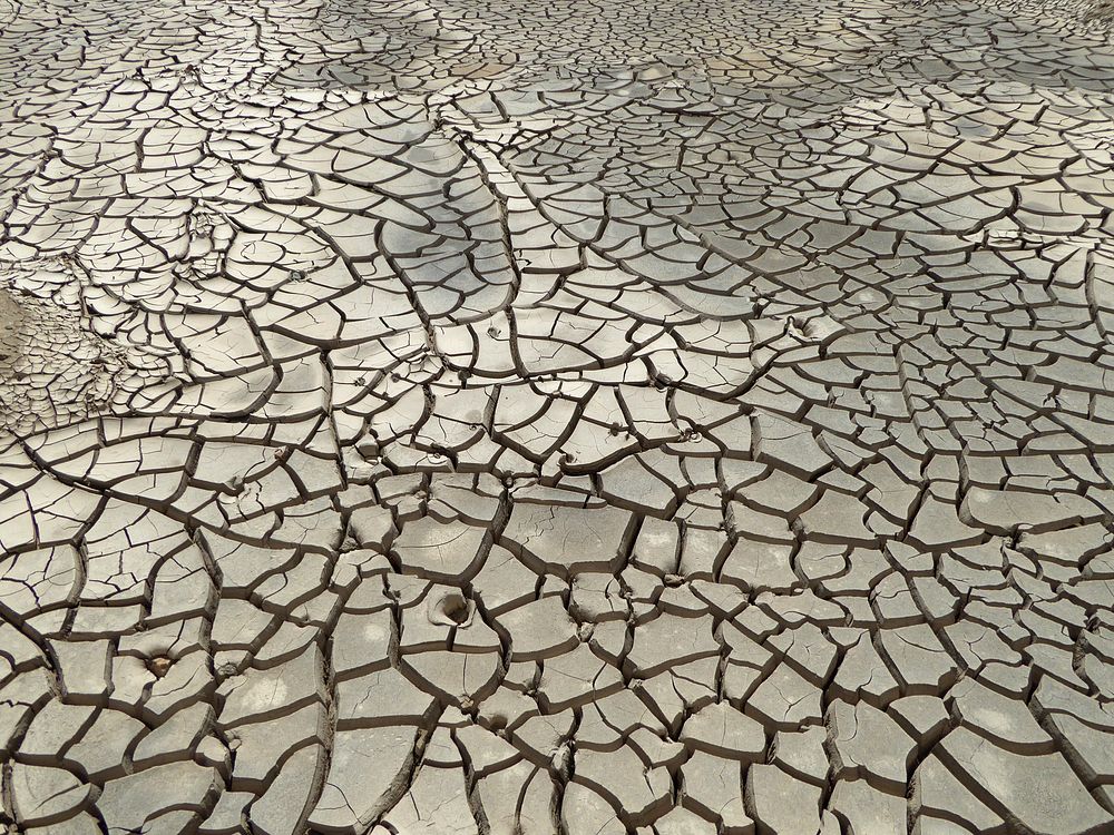 Free dry soil image, public domain beige background CC0 photo.