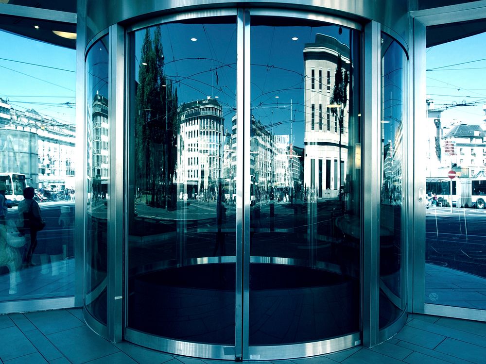 Free glass door image, public domain design CC0 photo.