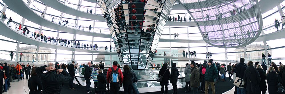 Berlin Reichstag Dome, Germany - 02/26 2017