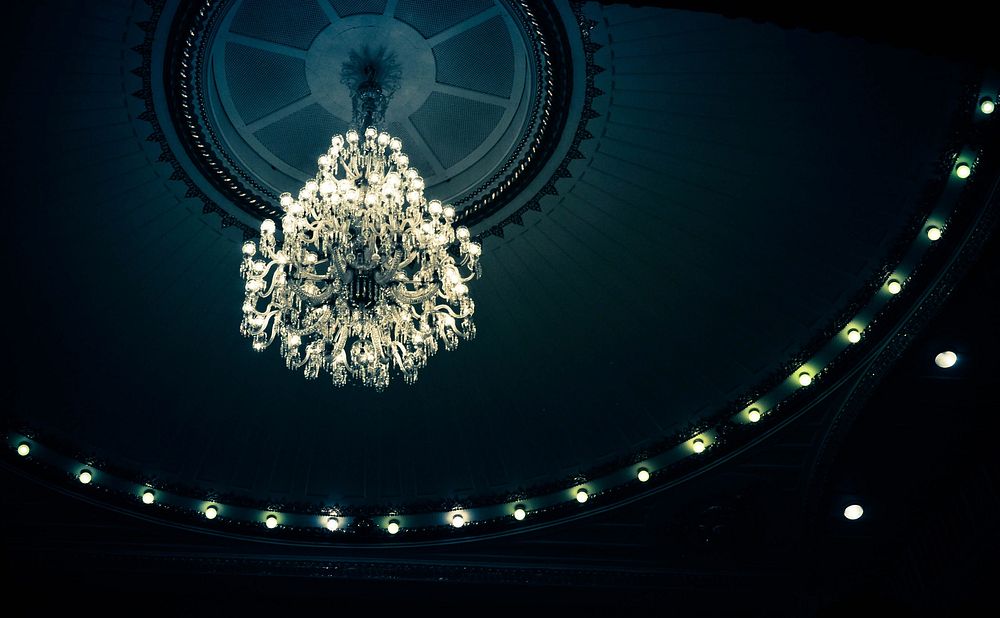 Chandelier. Free public domain CC0 photo.