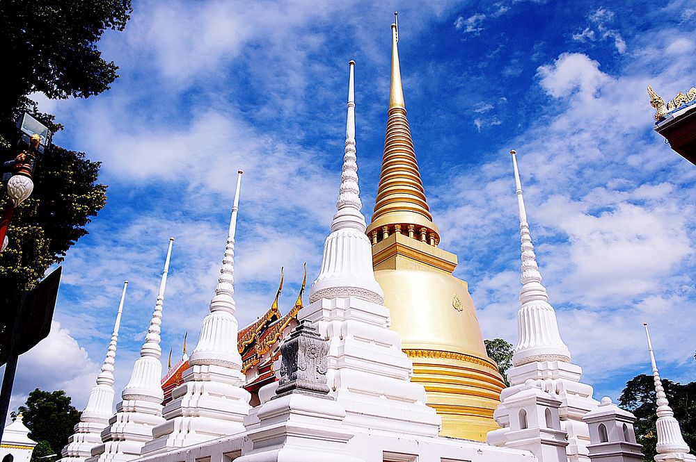 Free Wat Senasanaram temple in Thailand image, public domain building CC0 photo.