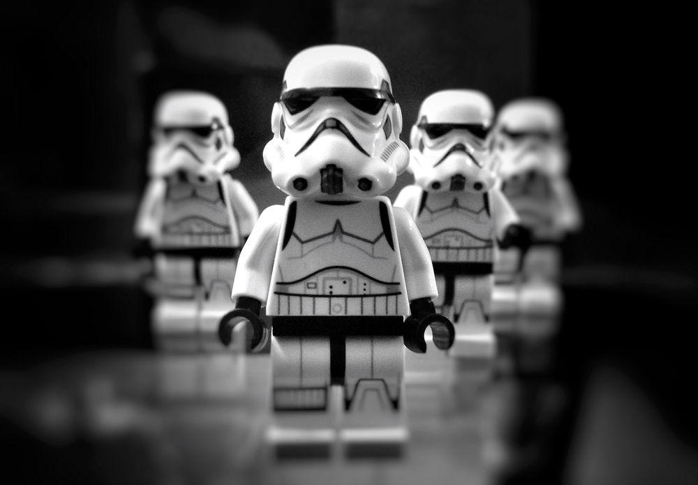 Star Wars Legos, Stormtroopers. Location unknown - 02/26/2017