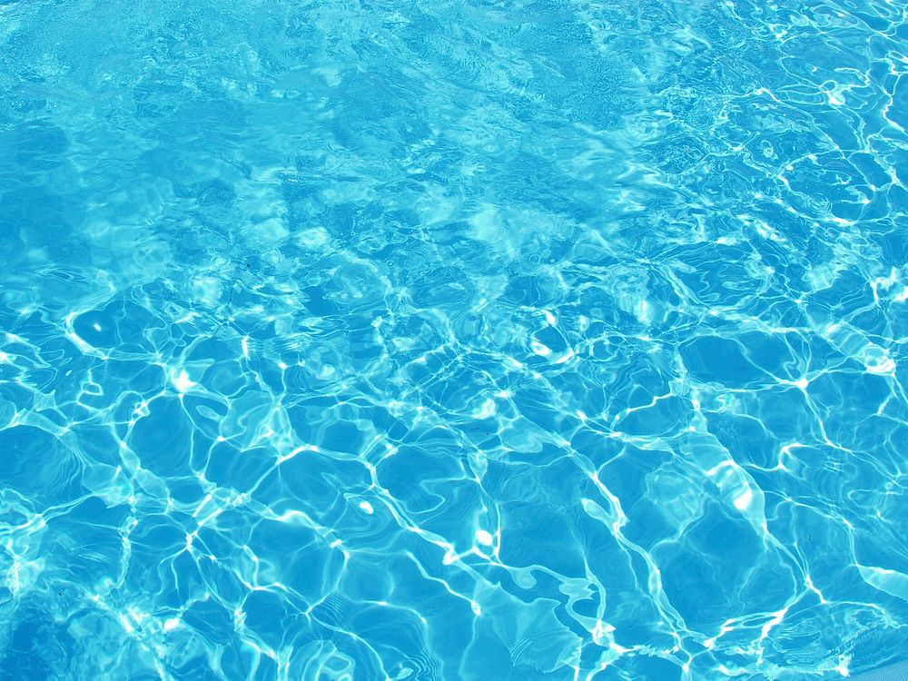 Free blue water surface image, public domain CC0 photo.
