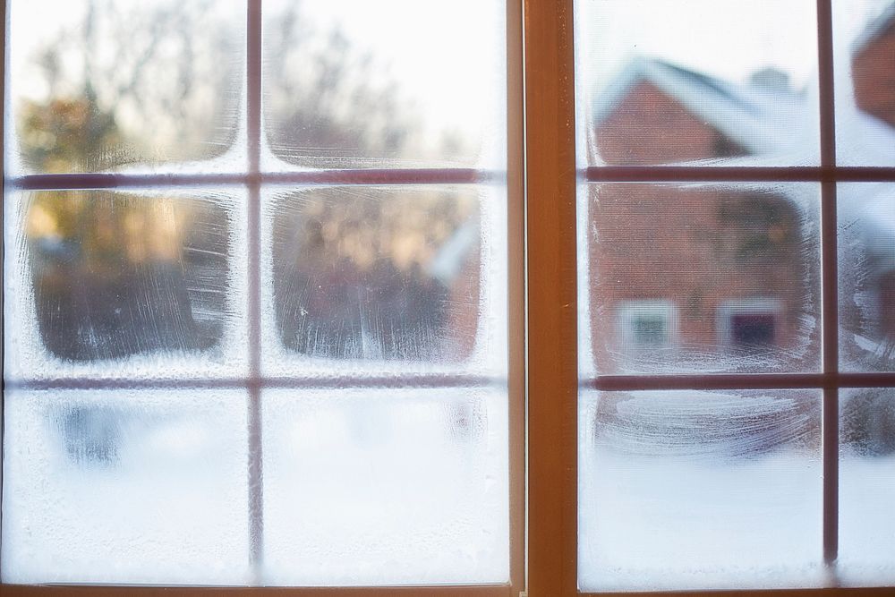 Free frost on window image, public domain CC0 photo.