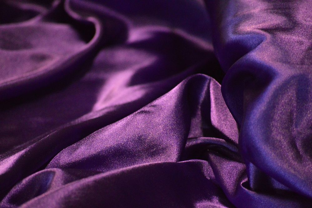 Free purple satin texture background image, public domain textile CC0 photo.